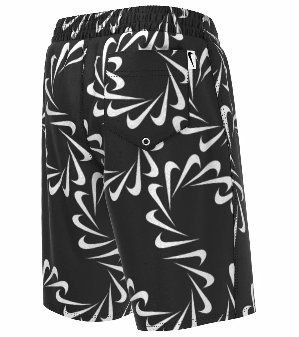 Nike Boys Mini Me Swoosh Line Swim Trunks (Big Kid) 5 Nike Boys Mini Me Swoosh Line Swim Trunks (Big Kid) - Image 3