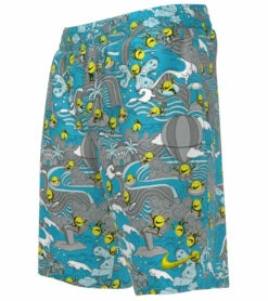 Nike Boys' Tie Dye Swoosh Swim Trunks (Big Kid)