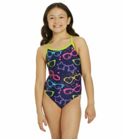 Gotta Wear Shades Thin Strap One Piece Swimsuit Youth (22-28) -TYR Sales 7764259340456 gottawear 2a