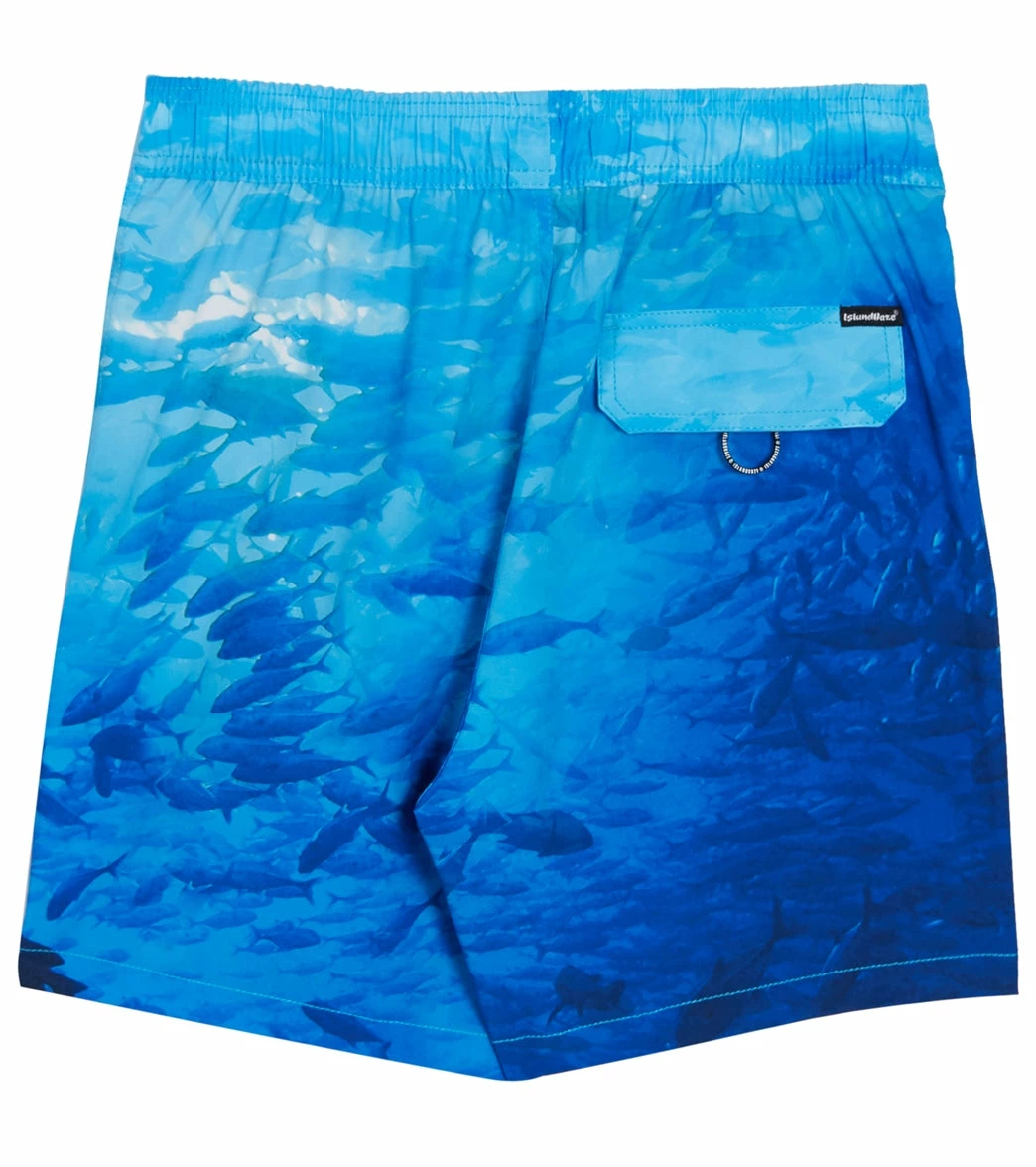 Men's 17" Soft Storm Printed Swim Trunks 4 Men's 17" Soft Storm Printed Swim Trunks - Image 2