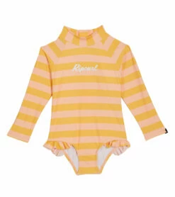 Rip Curl Girls' Vacation Club Long Sleeve One Piece Swimsuit (Toddler, Little Kid)