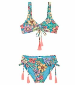 Girls' Mod Squad Two Piece Bikini Set (Big Kid)