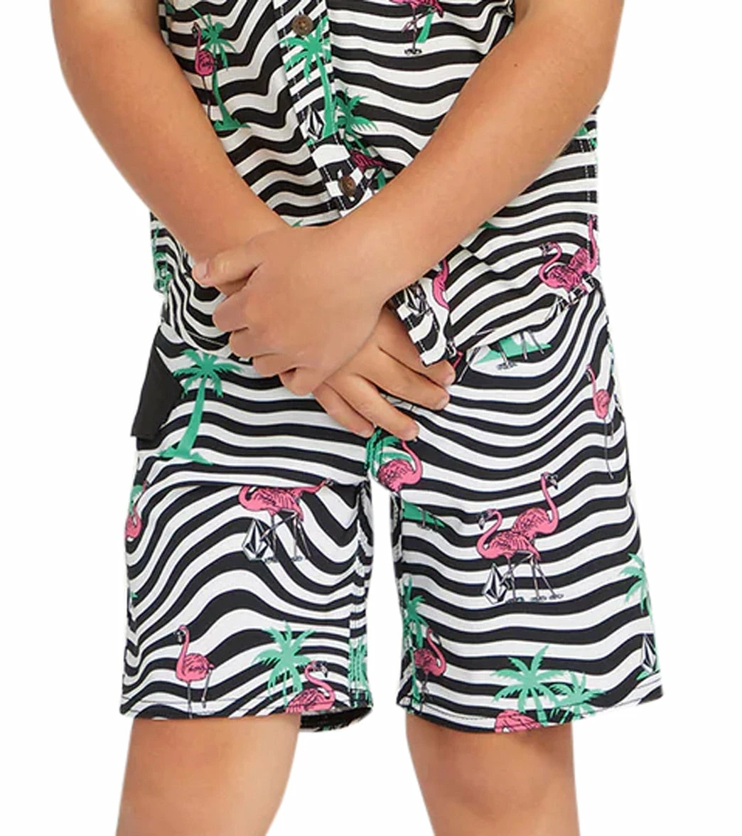 Volcom Boys' Flamingbros Mod Board Shorts (Toddler, Little Kid) 3 Volcom Boys' Flamingbros Mod Board Shorts (Toddler, Little Kid)