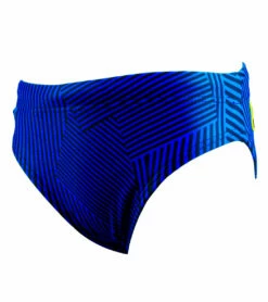 FINIS Boys' Maze Brief Swimsuit 10 FINIS Boys' Maze Brief Swimsuit -TYR Sales 7781048549544 mazeblue 4a