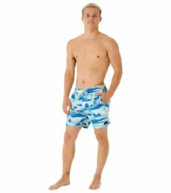 Rip Curl Men's 16" Dreamers Swim Trunks -TYR Sales 7787843616936 bone 4a